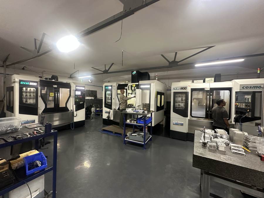 MEX Engineering shop floor with CNC machining centres